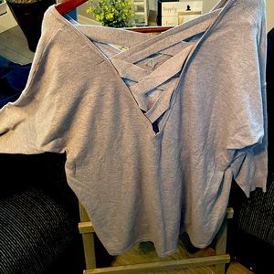 Very soft light grey sweater